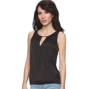 NWT black Jennifer Lopez tank